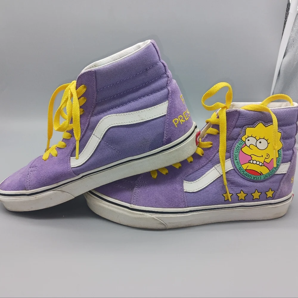 Vans Lisa for President Purple Sneakers The Simpsons - Picture 5 of 11